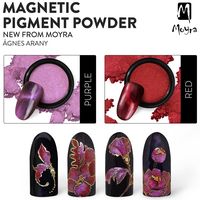Moyra MAGNETIC EFFECT Pigment Powder in 2 Farben MAGNETIC EFFECT Red! Ein Nageldesign Klassiker! Pigment-Puder von Moyra! Für Ihre perfekte Nail Art für zu Hause! Für Ihre perfekte Nail Art fürs Nagelstudio! Nageldesign, Nagelpflegeprodukte, Nagellacke, Nagelpflege, Gel, Modellage, Nail Art, NailArt, Nageldesignzubehör, Aktionen, Rabatte, Nailart-Neuheiten, Aufbaugel, Aufbau-Gel, UV-Gel Lack,UV/LED-Lampe, Einphasen-Gel, lange haltbar, Gel und Acryl, kein Vergilben am Naturnagel, perfekte Smile-Linie, Aufbau-Gel, optimale Viskosität, Aufbau mit Schablone, Nagel-Tipps, hohe Deckkraft, hohe Pigmentierung, Colour Gel